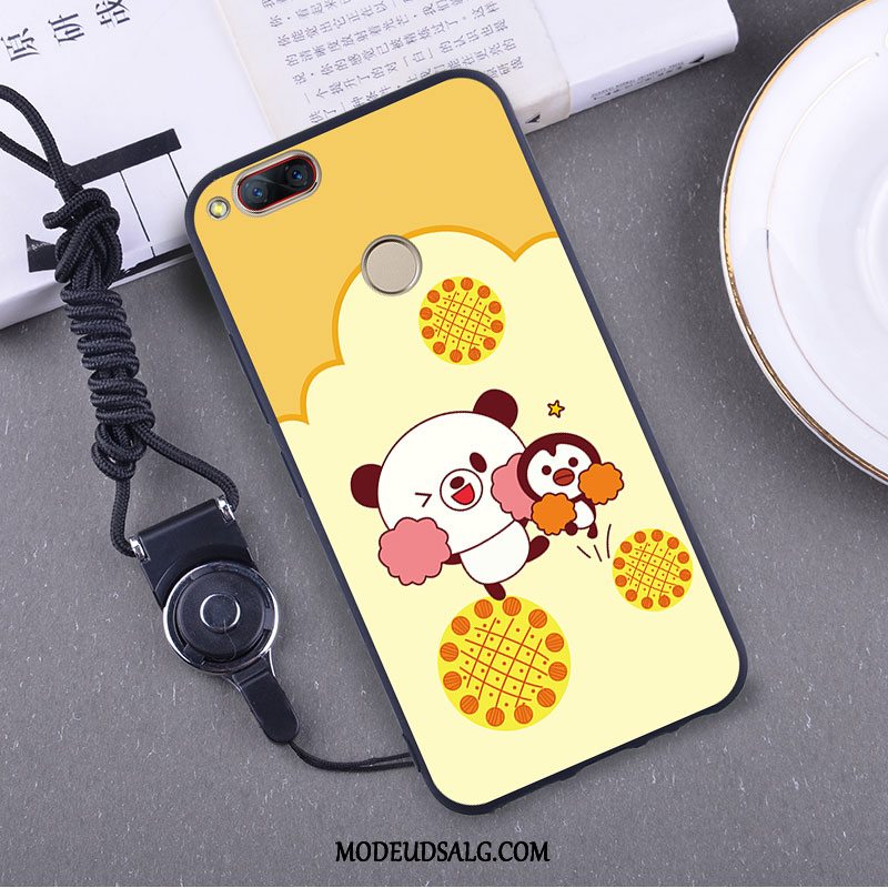 Xiaomi Mi A1 Etui Beskyttelse Cartoon Gul Anti-fald Blød