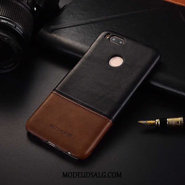 Xiaomi Mi A1 Etui Ægte Læder Beskyttelse Cover Tynd Trend