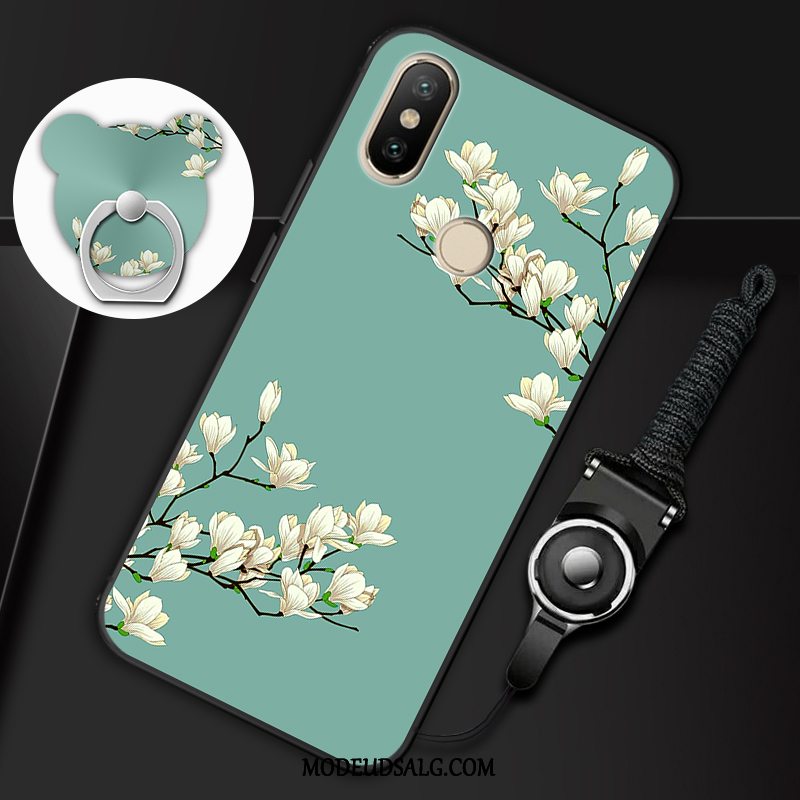 Xiaomi Mi A2 Etui / Cover Lille Sektion Trend Kreativ Support Hvid