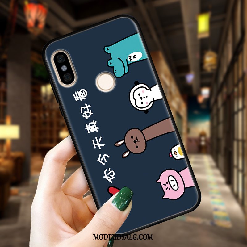 Xiaomi Mi A2 Etui / Cover Nubuck Anti-fald Gul Lille Sektion