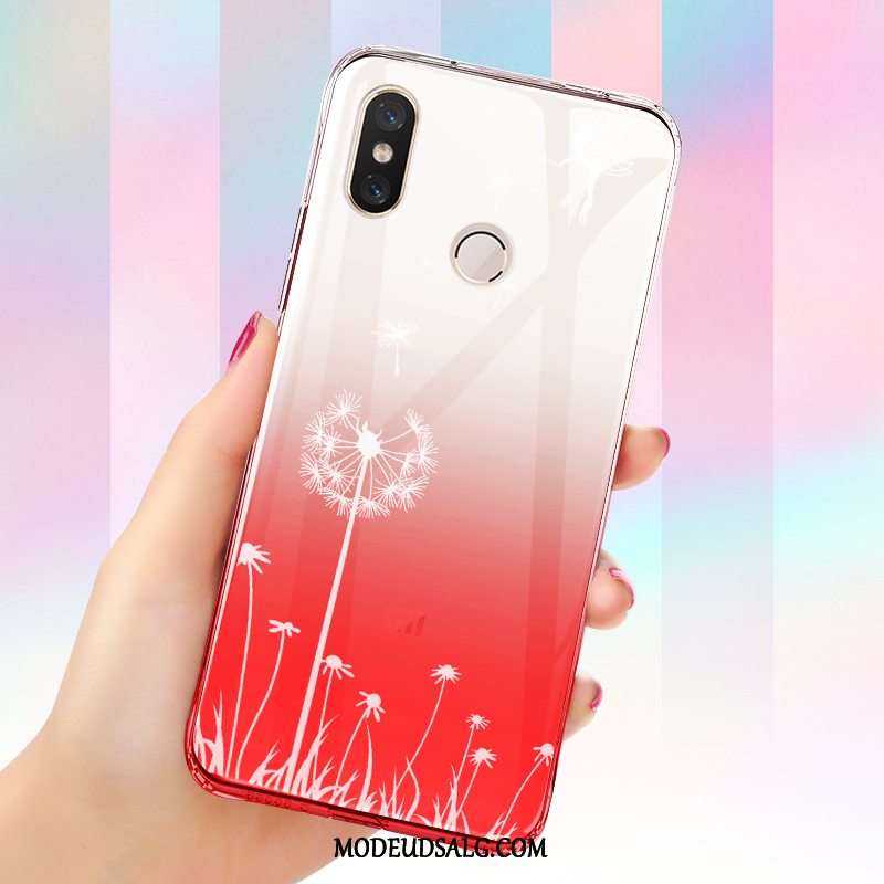 Xiaomi Mi A2 Etui Cover Rød Beskyttelse Anti-fald Gradient Farve