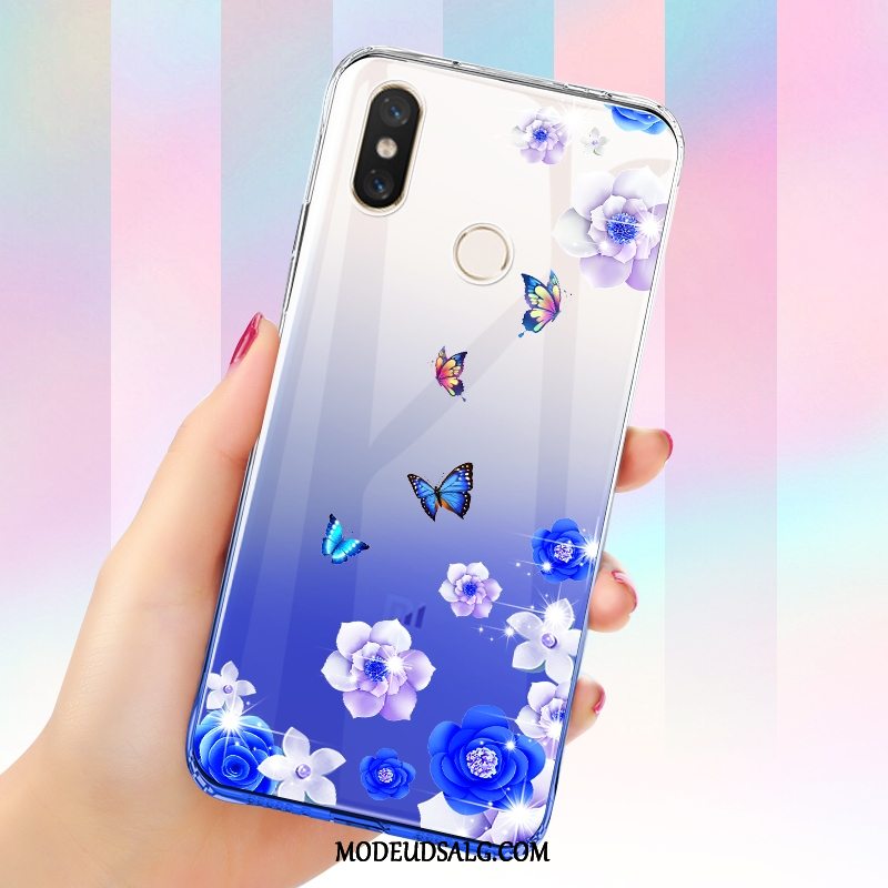 Xiaomi Mi A2 Etui Cover Rød Beskyttelse Anti-fald Gradient Farve