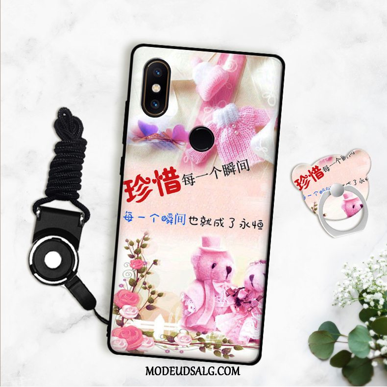 Xiaomi Mi A2 Etui / Cover Sort Silikone Beskyttelse Lille Sektion