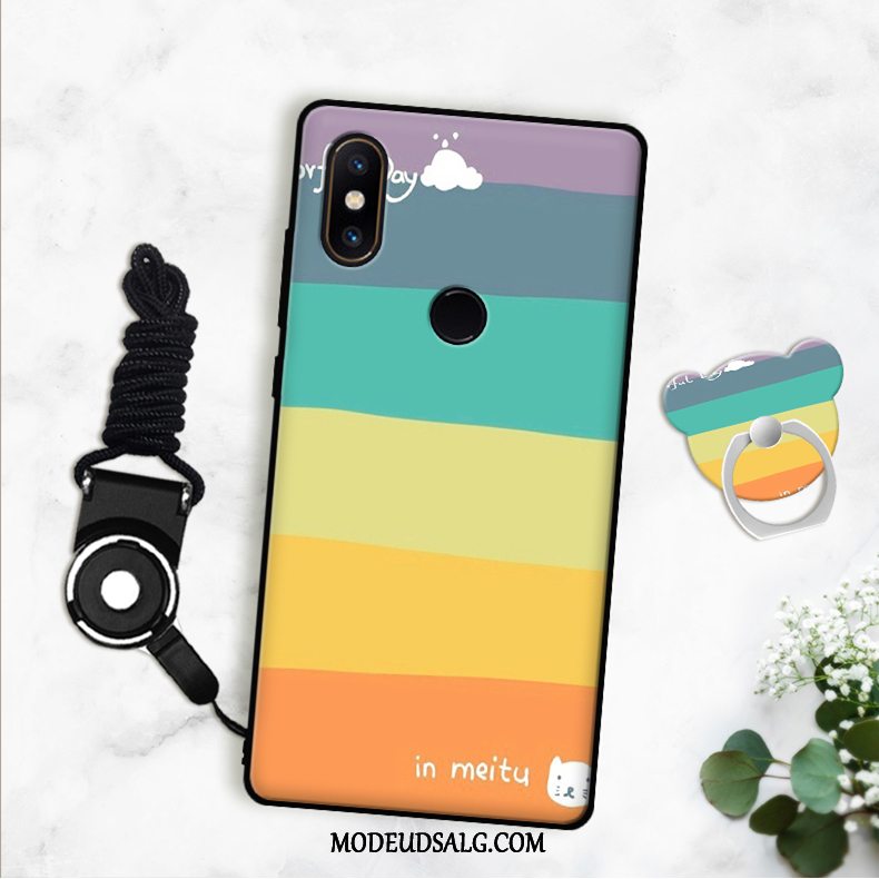 Xiaomi Mi A2 Etui / Cover Sort Silikone Beskyttelse Lille Sektion