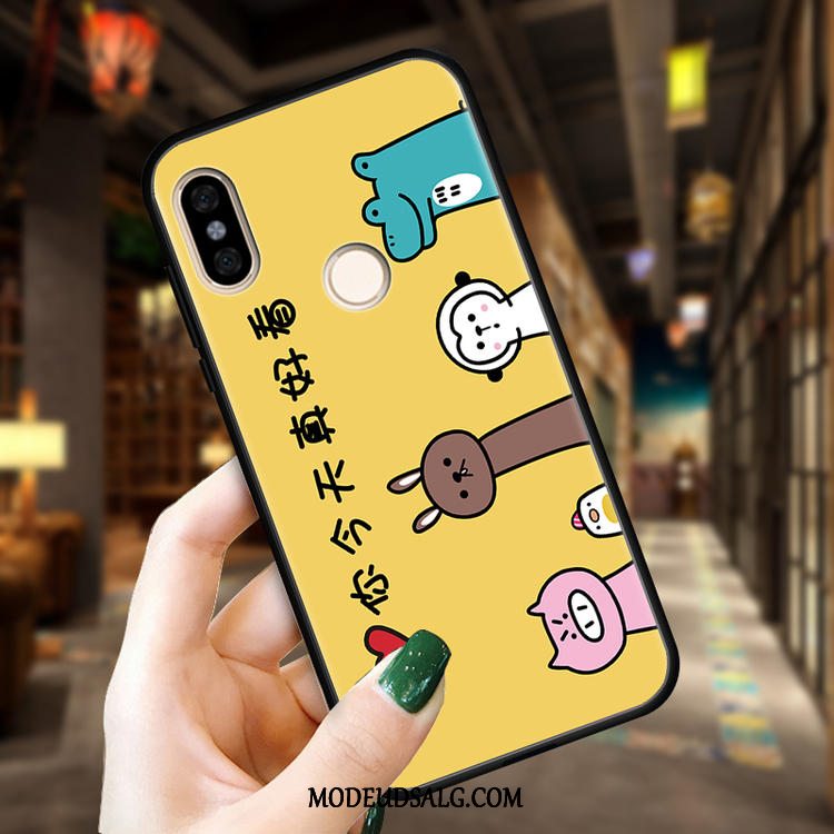 Xiaomi Mi A2 Etui / Cover Trend Af Personlighed Cartoon Elskeren Nubuck