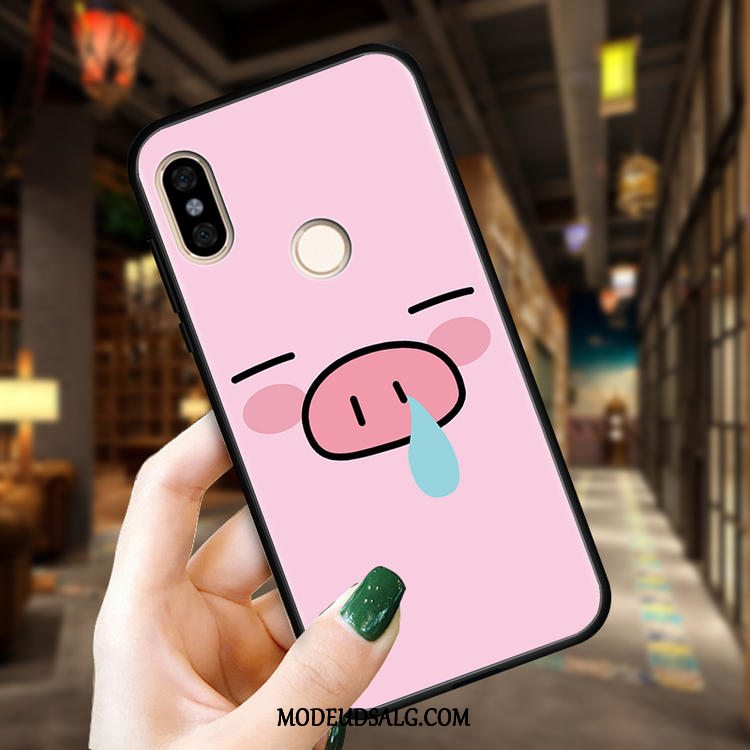 Xiaomi Mi A2 Etui / Cover Trend Af Personlighed Cartoon Elskeren Nubuck