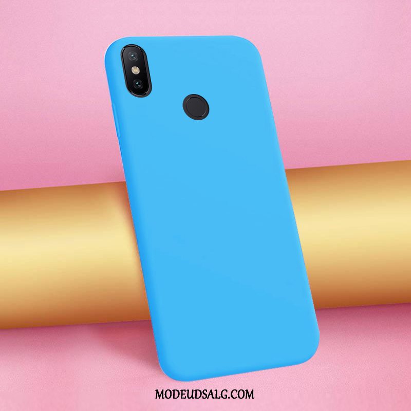 Xiaomi Mi A2 Etui Dyb Farve Nubuck Beskyttelse Anti-fald Solid Farve