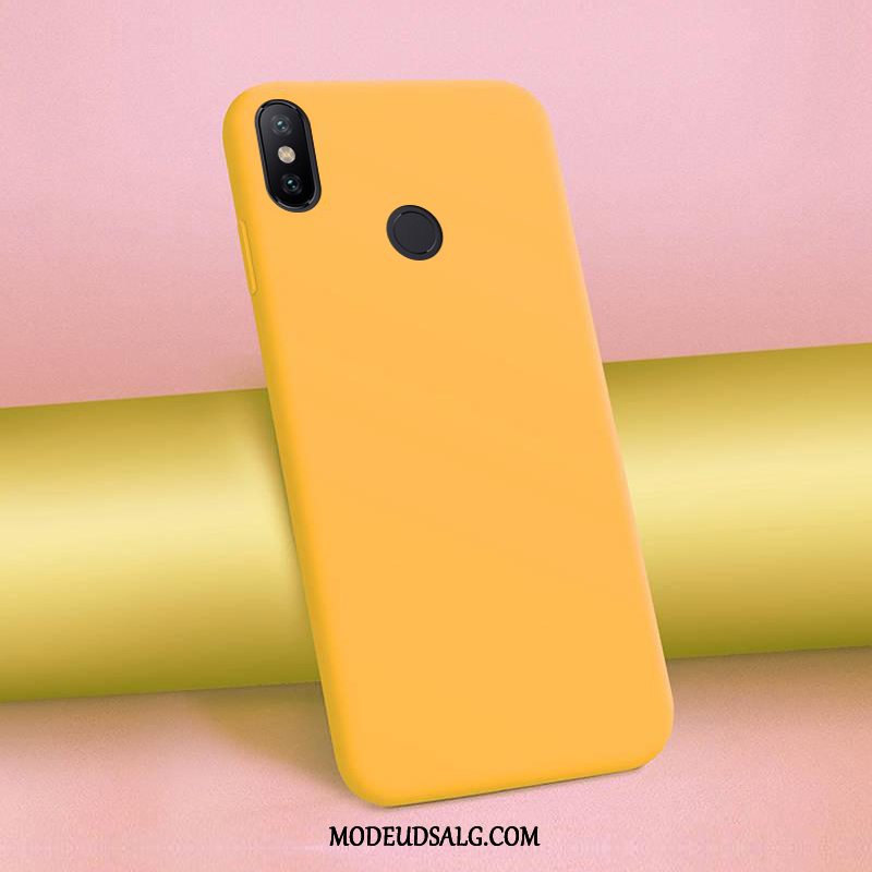 Xiaomi Mi A2 Etui Dyb Farve Nubuck Beskyttelse Anti-fald Solid Farve