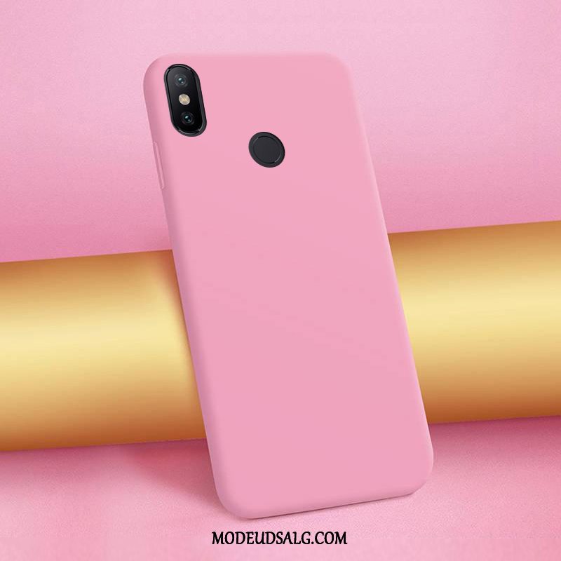 Xiaomi Mi A2 Etui Dyb Farve Nubuck Beskyttelse Anti-fald Solid Farve