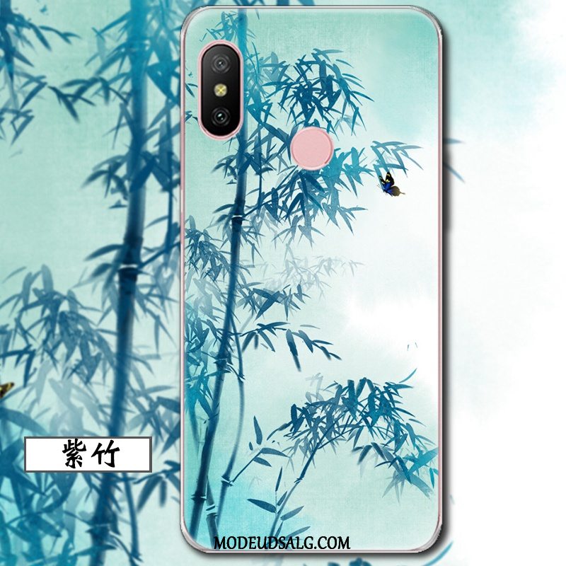 Xiaomi Mi A2 Etui Let Tynd Alt Inklusive Vintage Sort Af Personlighed