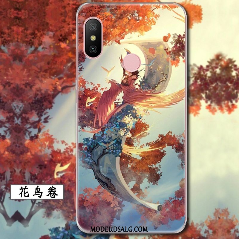 Xiaomi Mi A2 Etui Let Tynd Alt Inklusive Vintage Sort Af Personlighed