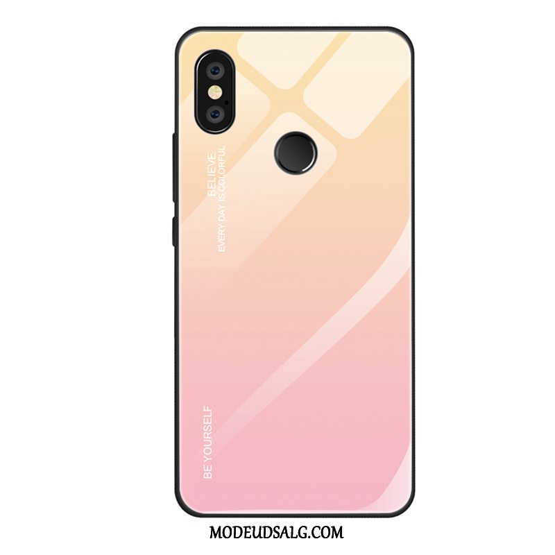 Xiaomi Mi A2 Etui Nubuck Kreativ Glas Alt Inklusive Anti-fald