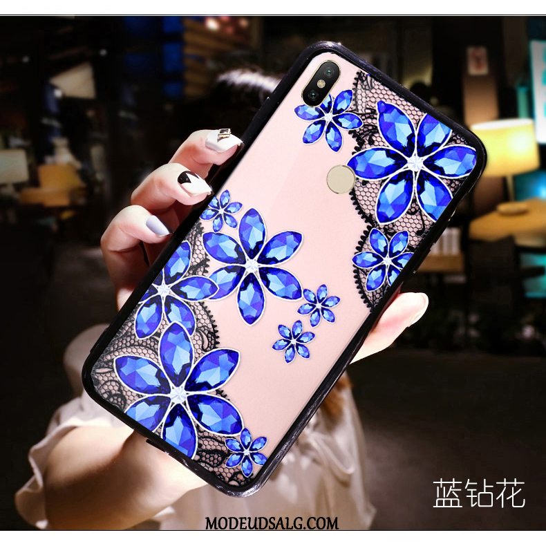 Xiaomi Mi A2 Etui Relief Kreativ Af Personlighed Trend Blå