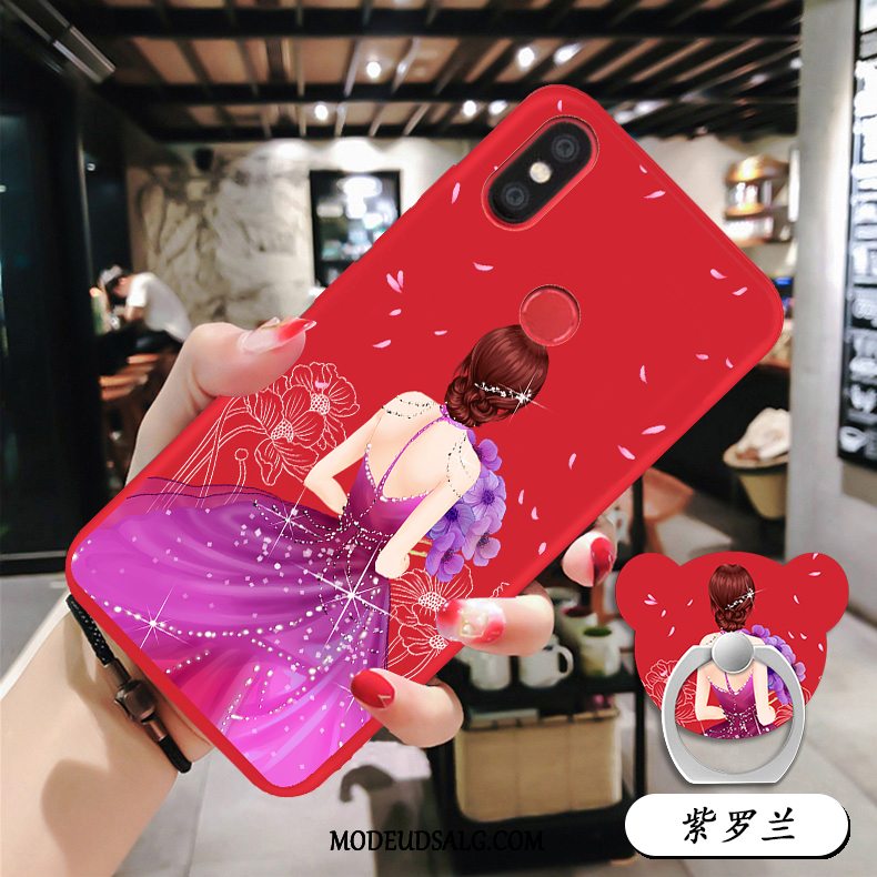 Xiaomi Mi A2 Etui Silikone Mesh Lille Sektion Cartoon Anti-fald