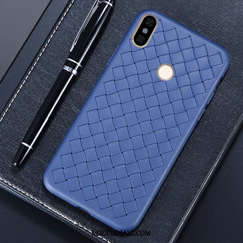 Xiaomi Mi A2 Etui Sort Silikone Solid Farve Beskyttelse Spil