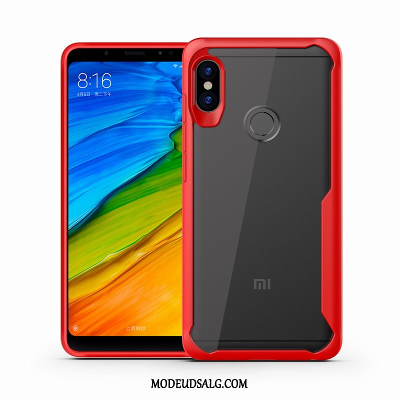 Xiaomi Mi A2 Lite Etui Beskyttelse Anti-fald Rød Blød Ungdom