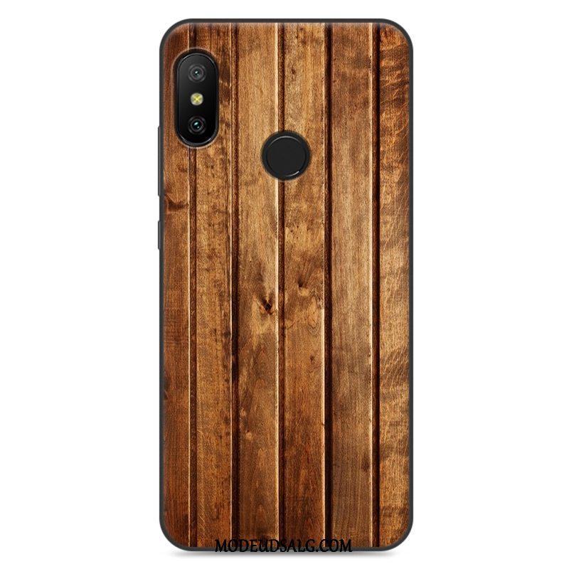 Xiaomi Mi A2 Lite Etui Blød Anti-fald Rød Cover Lille Sektion