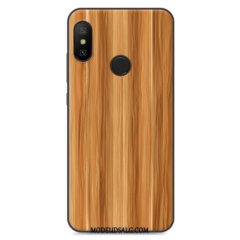 Xiaomi Mi A2 Lite Etui Blød Anti-fald Rød Cover Lille Sektion