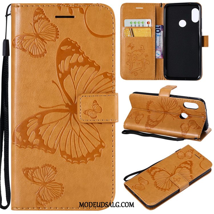 Xiaomi Mi A2 Lite Etui / Cover Lædertaske Blød Folio Silikone Anti-fald