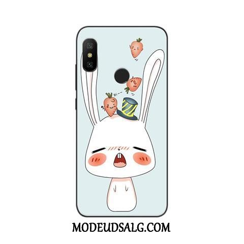 Xiaomi Mi A2 Lite Etui / Cover Malet Anti-fald Nubuck Beskyttelse