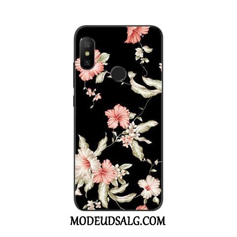 Xiaomi Mi A2 Lite Etui / Cover Malet Anti-fald Nubuck Beskyttelse