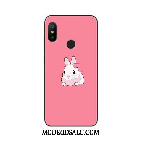 Xiaomi Mi A2 Lite Etui / Cover Malet Anti-fald Nubuck Beskyttelse