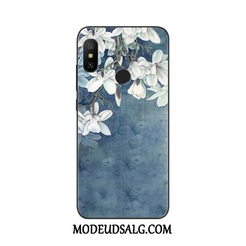 Xiaomi Mi A2 Lite Etui / Cover Malet Anti-fald Nubuck Beskyttelse