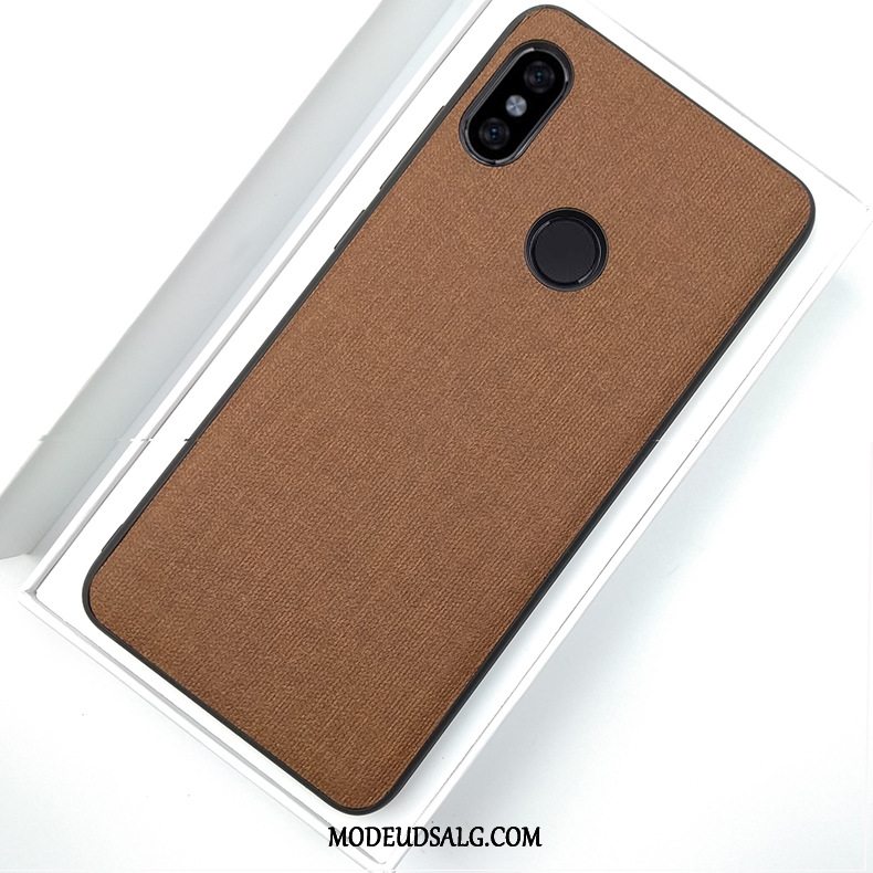 Xiaomi Mi A2 Lite Etui / Cover Rød Klud Grøn Beskyttelse Original