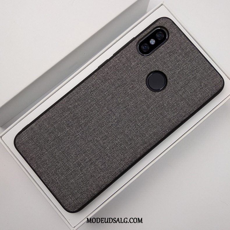 Xiaomi Mi A2 Lite Etui / Cover Rød Klud Grøn Beskyttelse Original