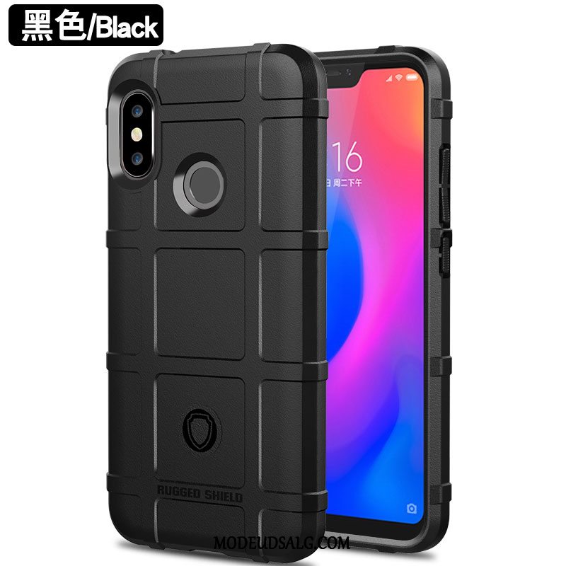 Xiaomi Mi A2 Lite Etui Cover Tre Forsvar Silikone Beskyttelse Skridsikre