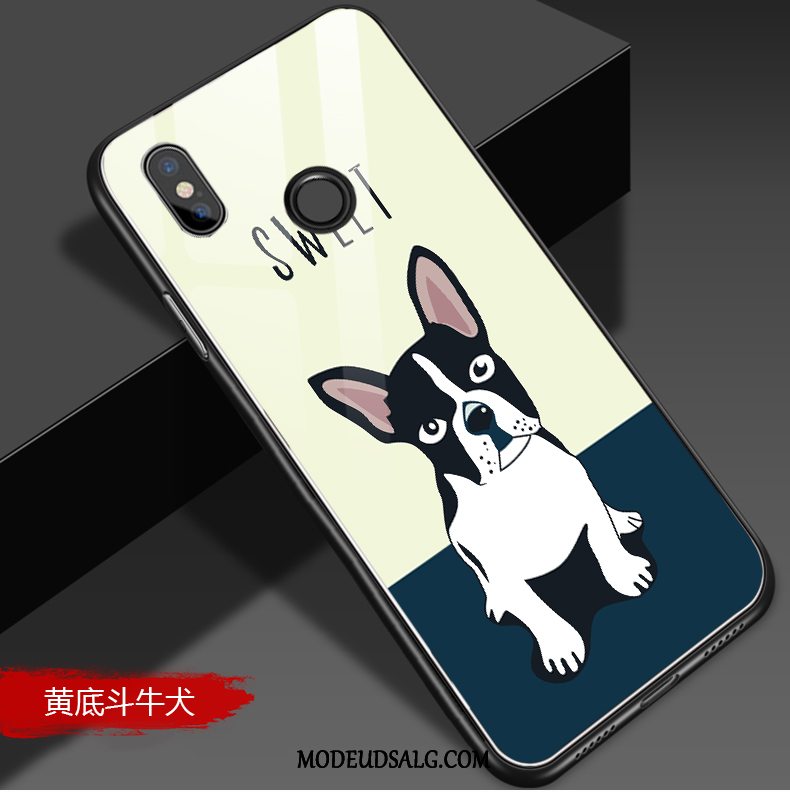 Xiaomi Mi A2 Lite Etui Kat Hængende Ornamenter Spejl Hund Nuttet