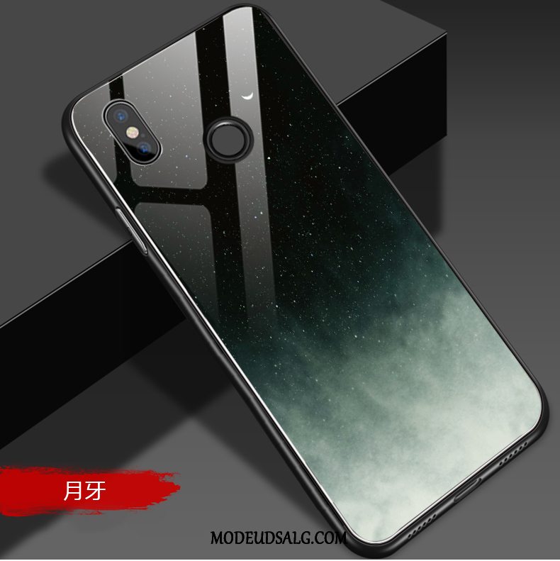 Xiaomi Mi A2 Lite Etui Kreativ Net Red Blød Smukke Spejl