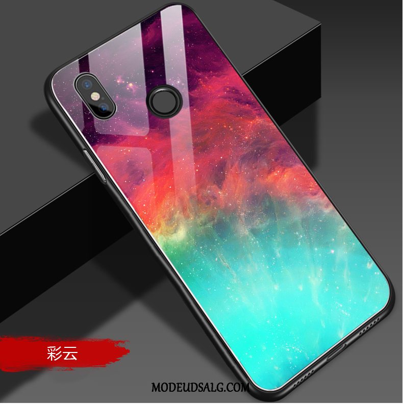 Xiaomi Mi A2 Lite Etui Kreativ Net Red Blød Smukke Spejl