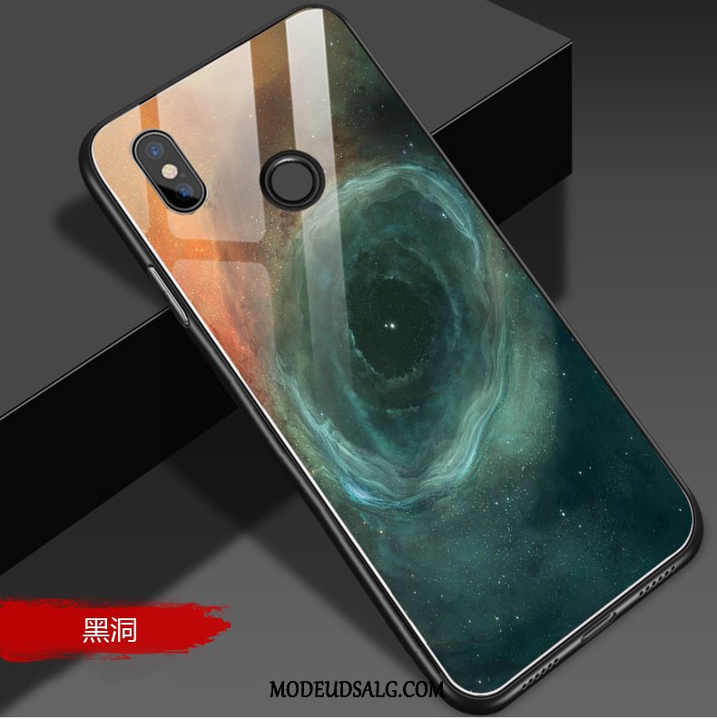 Xiaomi Mi A2 Lite Etui Kreativ Net Red Blød Smukke Spejl