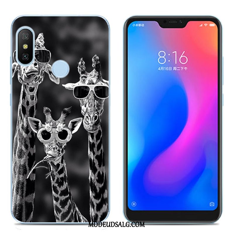 Xiaomi Mi A2 Lite Etui Ny Farve Net Red Kreativ Malet