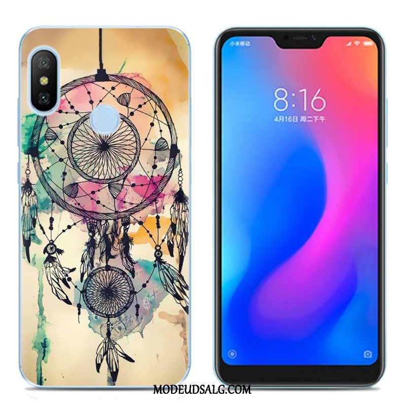 Xiaomi Mi A2 Lite Etui Ny Farve Net Red Kreativ Malet