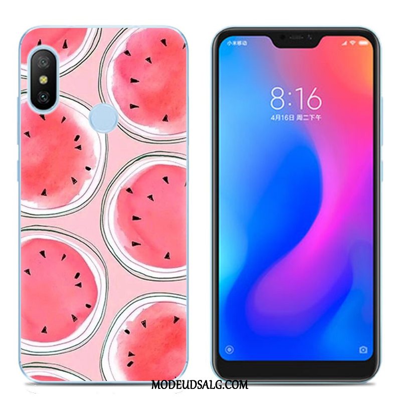 Xiaomi Mi A2 Lite Etui Ny Farve Net Red Kreativ Malet