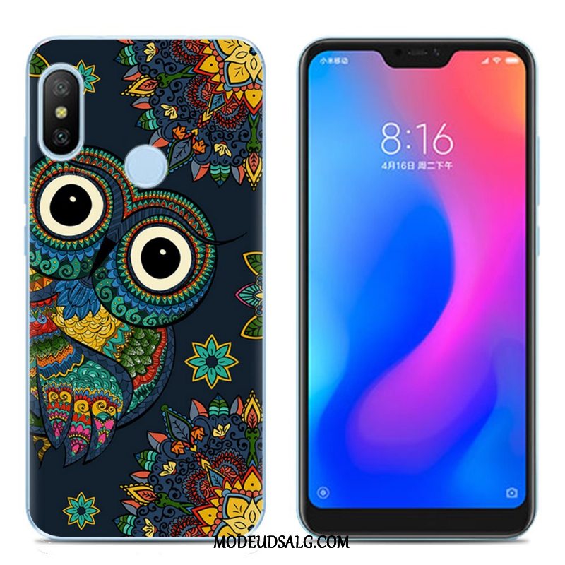 Xiaomi Mi A2 Lite Etui Ny Farve Net Red Kreativ Malet