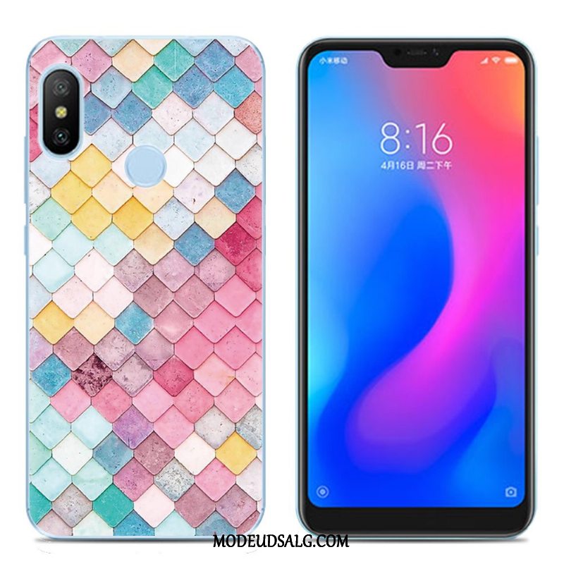 Xiaomi Mi A2 Lite Etui Ny Farve Net Red Kreativ Malet