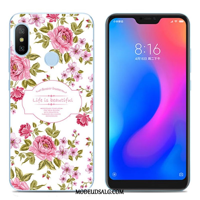 Xiaomi Mi A2 Lite Etui Ny Farve Net Red Kreativ Malet