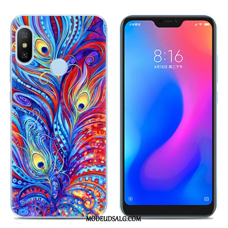 Xiaomi Mi A2 Lite Etui Ny Farve Net Red Kreativ Malet