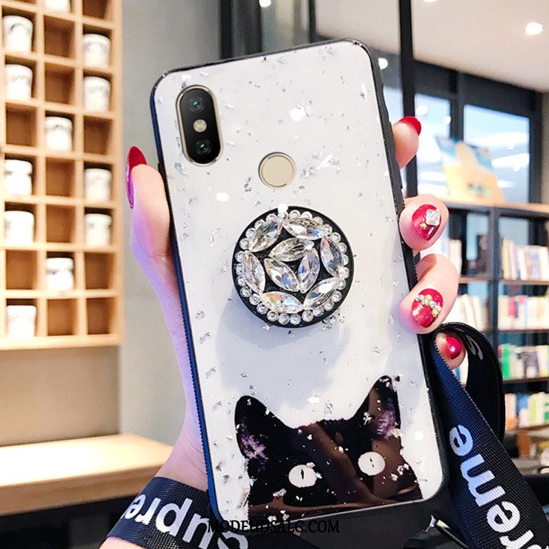 Xiaomi Mi A2 Lite Etui Pailletter Trend Strass Anti-fald Lille Sektion