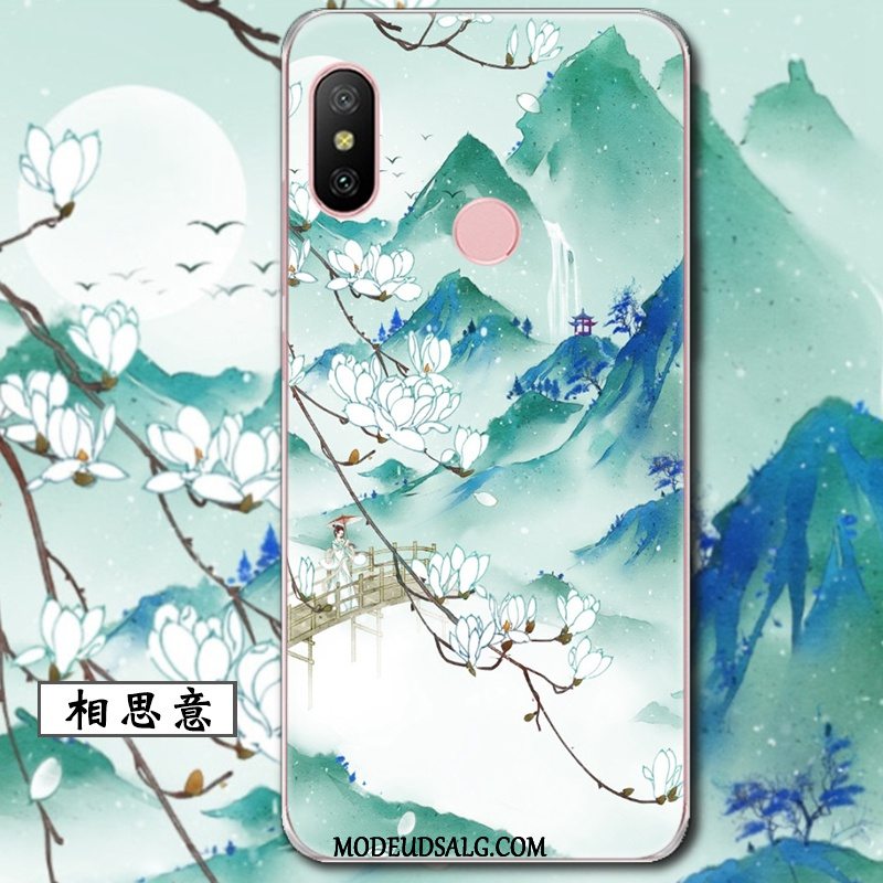 Xiaomi Mi A2 Lite Etui Support Let Tynd Scenery Kreativ Silikone