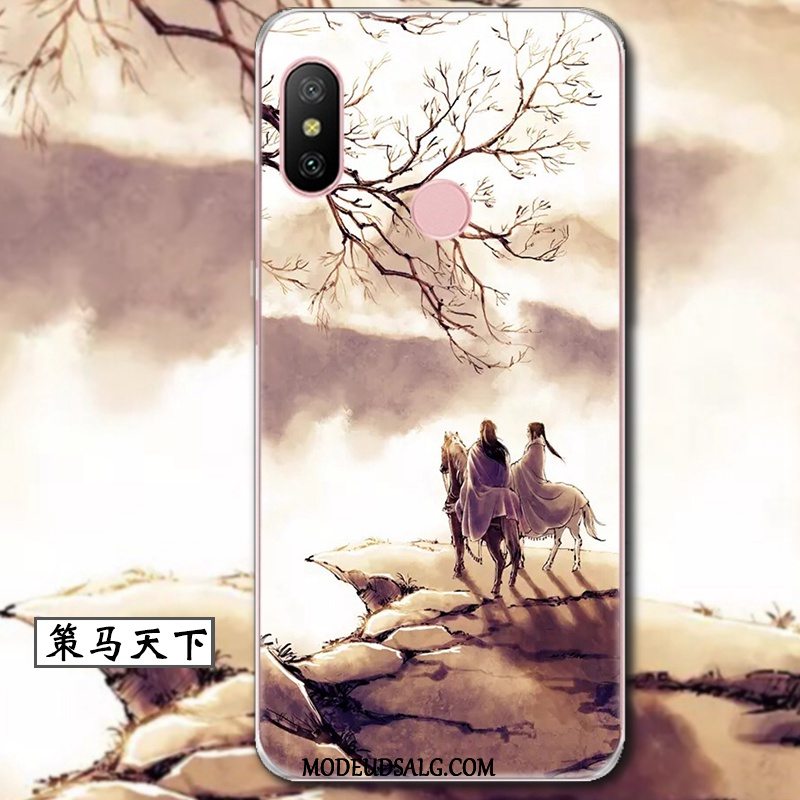 Xiaomi Mi A2 Lite Etui Support Let Tynd Scenery Kreativ Silikone