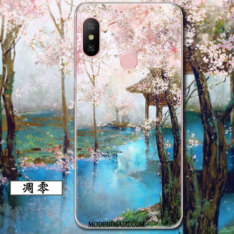 Xiaomi Mi A2 Lite Etui Support Let Tynd Scenery Kreativ Silikone