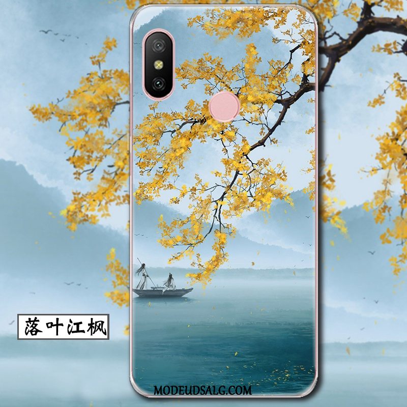 Xiaomi Mi A2 Lite Etui Support Let Tynd Scenery Kreativ Silikone