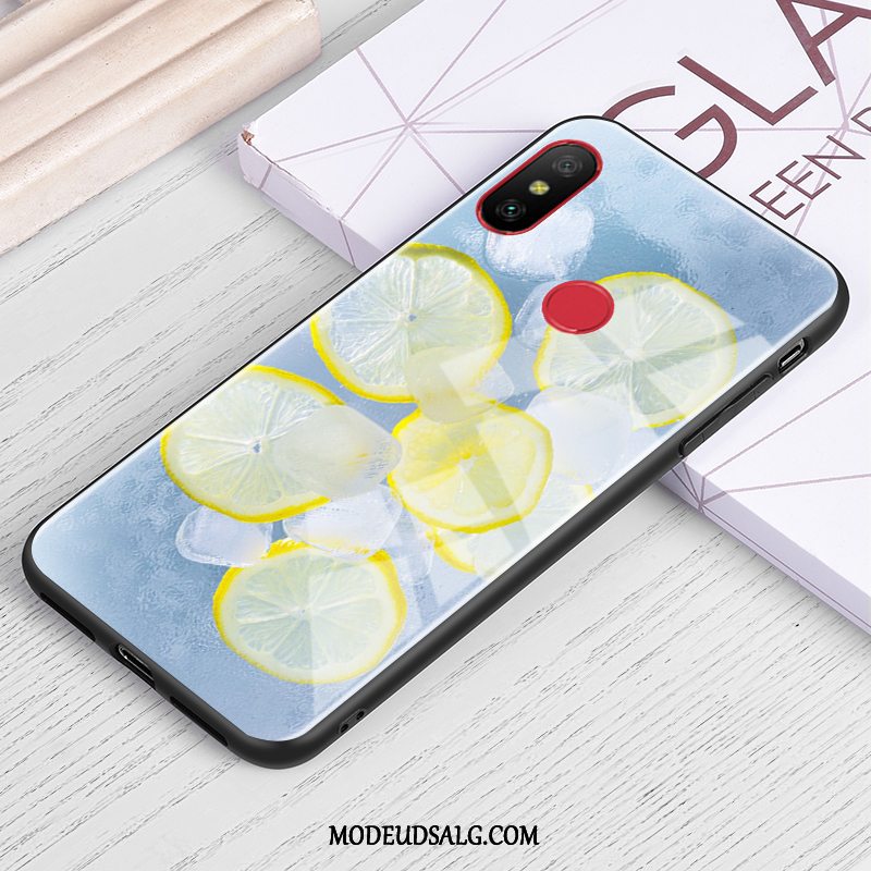 Xiaomi Mi A2 Lite Etui Tilpas Trend Simple Glas Cover