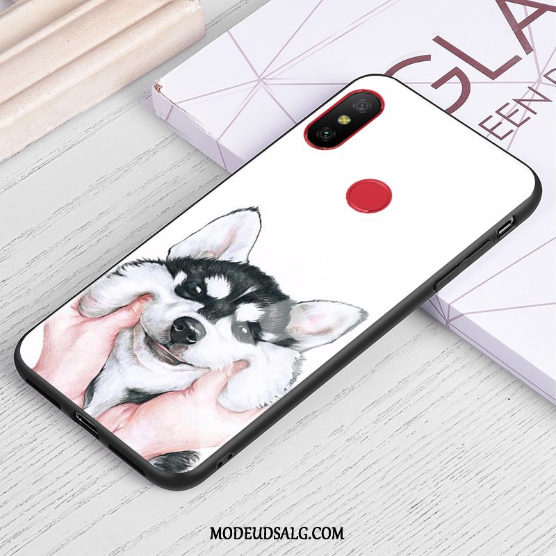 Xiaomi Mi A2 Lite Etui Tilpas Trend Simple Glas Cover