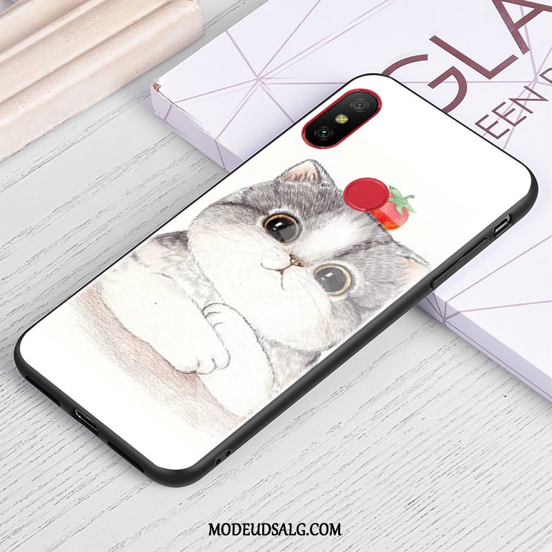 Xiaomi Mi A2 Lite Etui Tilpas Trend Simple Glas Cover