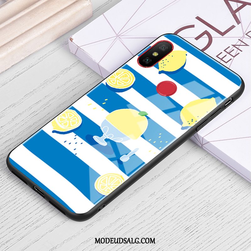 Xiaomi Mi A2 Lite Etui Tilpas Trend Simple Glas Cover